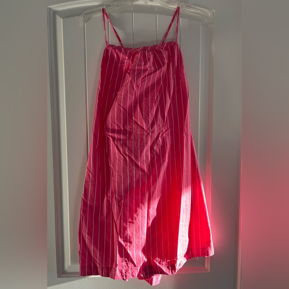 Elegant Pink Striped Skirt